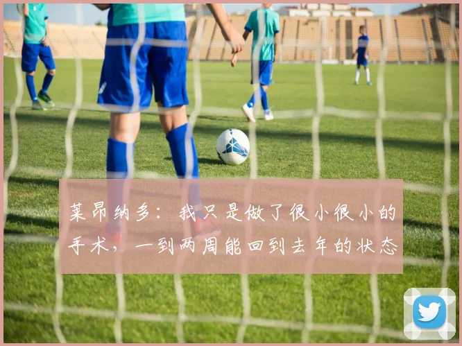 莱昂纳多：我只是做了很小很小的手术，一到两周能回到去年的状态